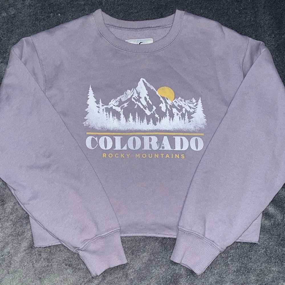 Colorado Cropped Crewneck
